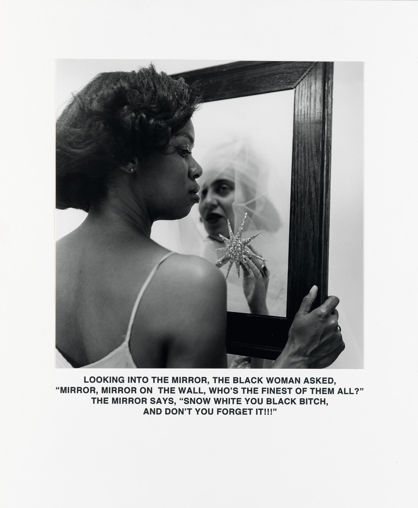 CARRIE MAE WEEMS (1953-   ) Mirror, Mirror.